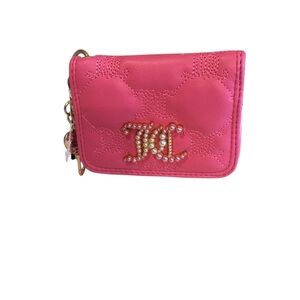 Juicy Couture Pink Wallet with Gold Accents New With TAGS